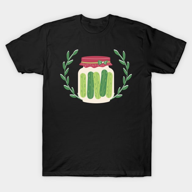 Premium Pickle In Jar T-Shirt by NICHE&NICHE